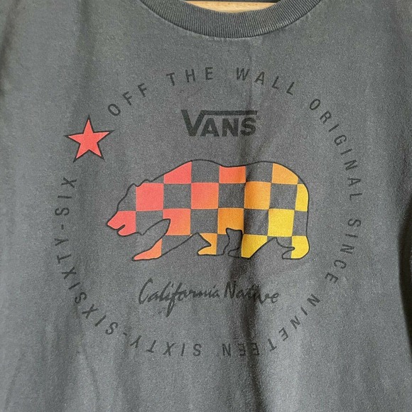 Vans California Native Gray Short Sleeve Crop Top - Picture 3 of 5